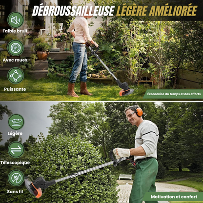 Draadloze Bosmaaier op Accu